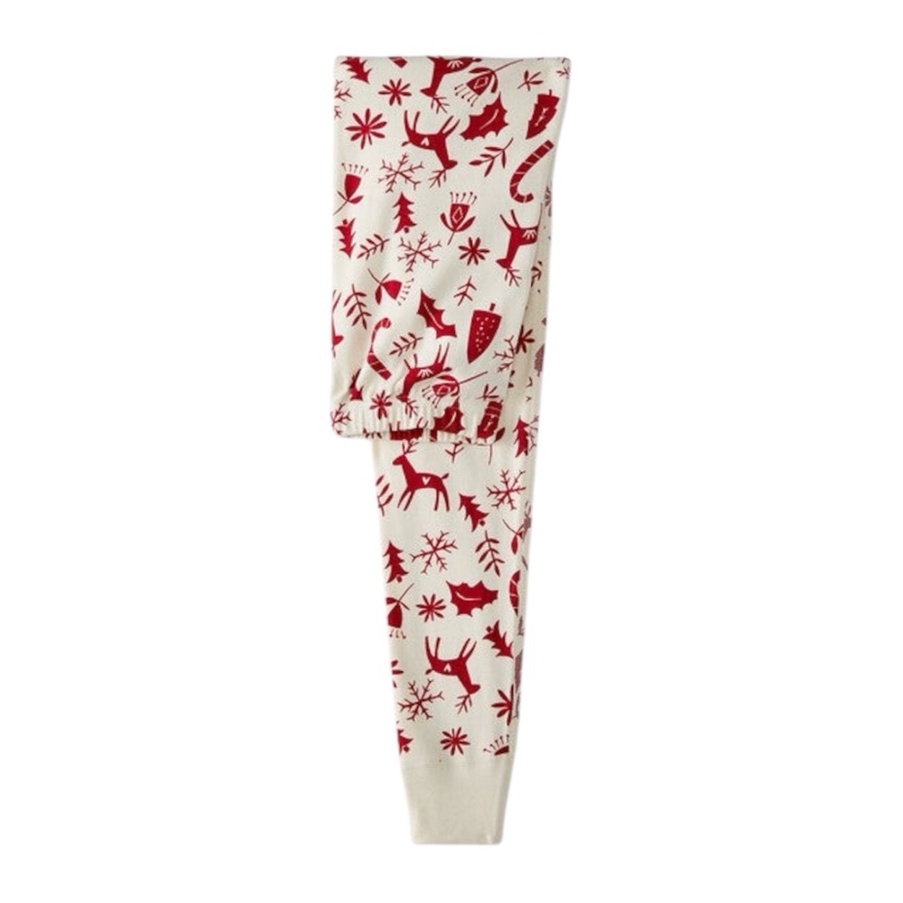 Hanna Andersson Long John Pajama Pant Scandi Cane